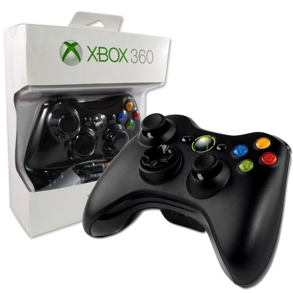 Controle Xbox 360 Joystick Video Game Wireless S/ FIO